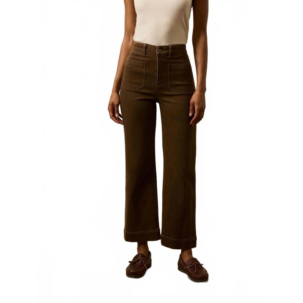 Faherty Brown Straight Leg Pants
